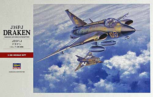 SAAB J35F/J Draken - 1/48 Scale Hasegawa PT-41