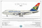SAAMS Boeing 747SP ZS-SPC Poster - PVP-92