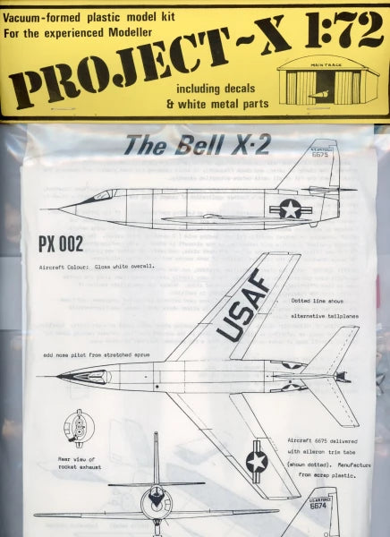 Bell X-2 - 1/72 ScaleProject -X PX002