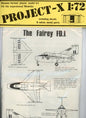 Fairey FD.1 - 1/72 Scale Project-X PX005