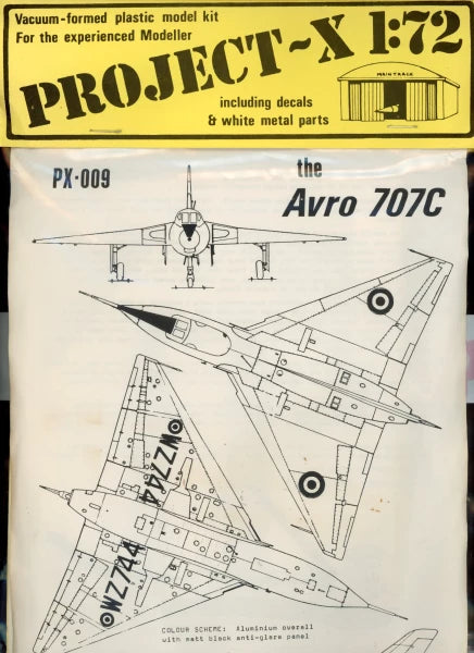 Avro 707C - 1/72 Scale Project-X PX-009