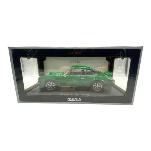 PORSCHE 911 RS GREEN WITH BLACK DECO 1973 CLOSE BODY S 1/18 Scale NOREV MTDNOR187680