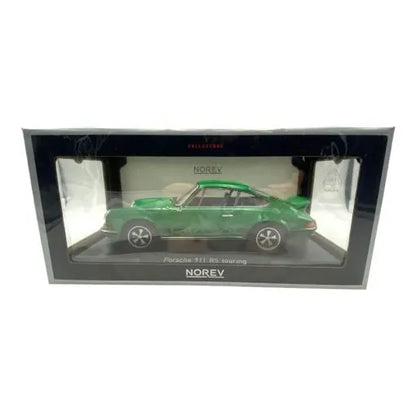 PORSCHE 911 RS GREEN WITH BLACK DECO 1973 CLOSE BODY S 1/18 Scale NOREV MTDNOR187680