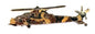 SAAF Rooivalk Metal Pin - PIN238