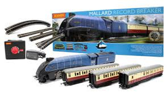 Mallard Record Breaker Train Set 00 Gauge Hornby R1282P