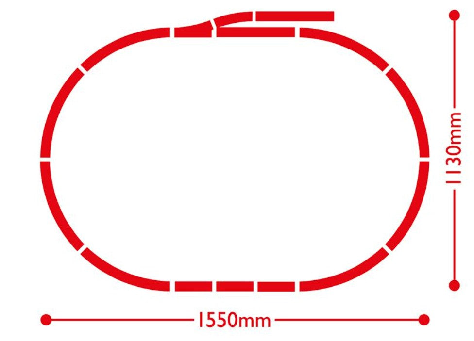 Diesel Mixed Freight Train Set - 00 Gauge Hornby R1292M