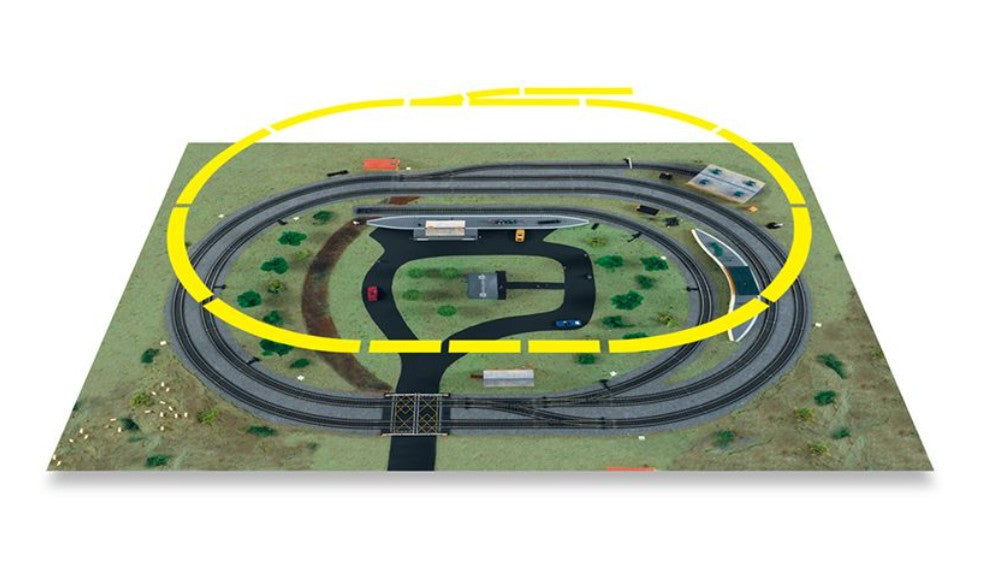 Diesel Mixed Freight Train Set - 00 Gauge Hornby R1292M