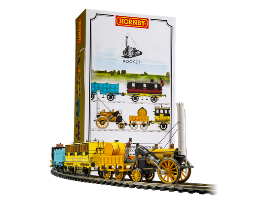 L&MR, Stephenson's Rocket Royal Mail Train Pack - Era 1 - 00 Gauge Hornby R3956