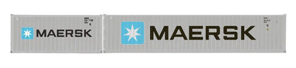 Maersk, Container Pack, 1 x 20' and 1 x 40' Containers - Era 11 - 00 Gauge Hornby R60126