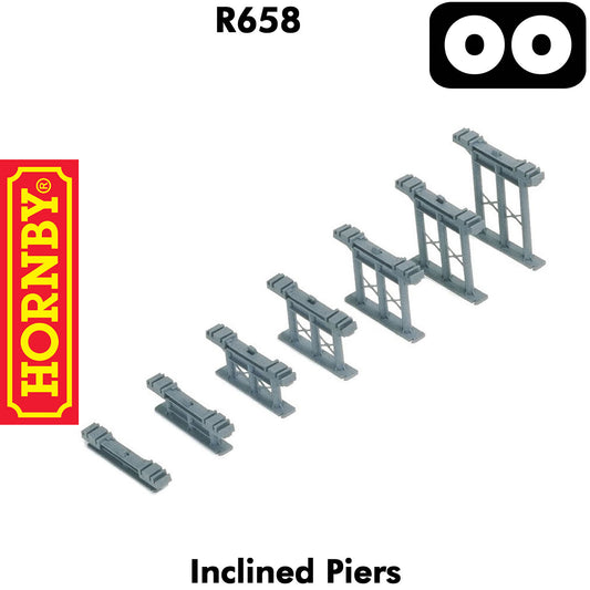 Inclined Piers - 00 Gauge Hornby R658