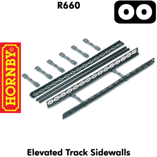 Elevated Track Sidewalls - 00 Gauge Hornby R660
