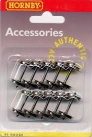 12.6mm Disc Wheels - 3 Hole in Pack of 10 - 00 Gauge Hornby R8097