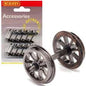 12.6mm Spoked Wheels in Pack of 10 - 00 Gauge Hornby R8098