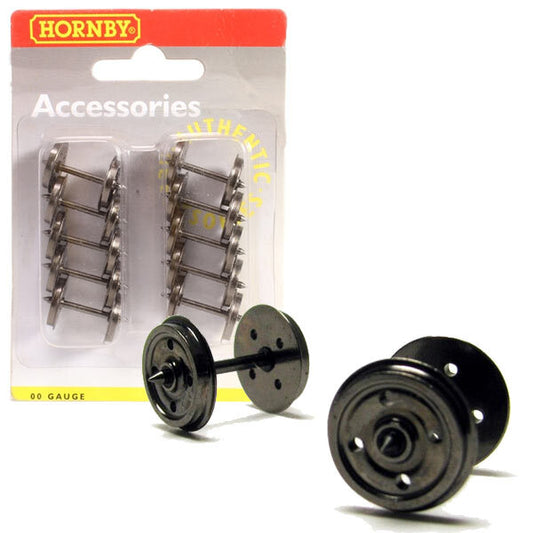 14.1mm Disc Wheels - 4 Hole in Pack of 10 - 00 Gauge Hornby R8234