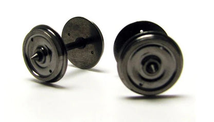14.1mm Coach Wheels - 2 Hole in Pack of 10 - 00 Gauge Hornby R8264