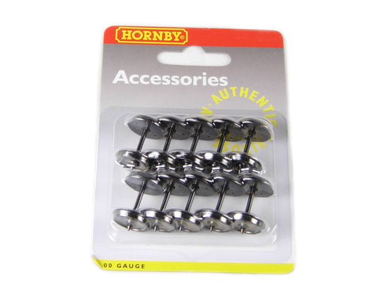 14.1mm Coach Wheels - 2 Hole in Pack of 10 - 00 Gauge Hornby R8264