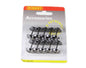 14.1mm Coach Wheels - 2 Hole in Pack of 10 - 00 Gauge Hornby R8264