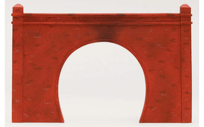 2 x Single Brick Tunnel Portals - 00 Gauge Hornby R8510
