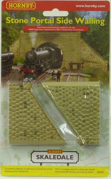 Stone Portal Side Walling - 00 Gauge Hornby R8544