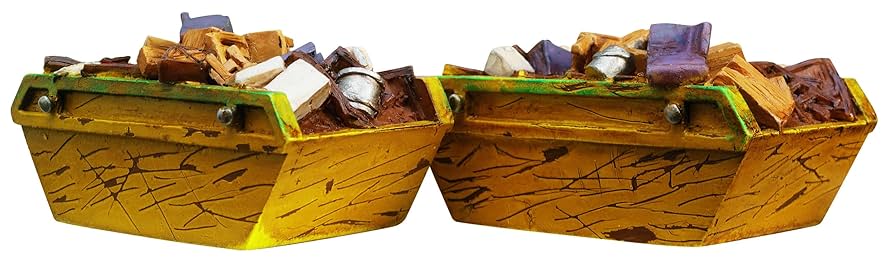 Two Refuse Skips - 00 Gauge Hornby R8613