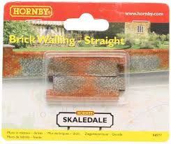 Brick Walling Straight - 00 Gauge Hornby R8977