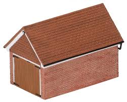 Detached Brick Garage - Hornby 9826