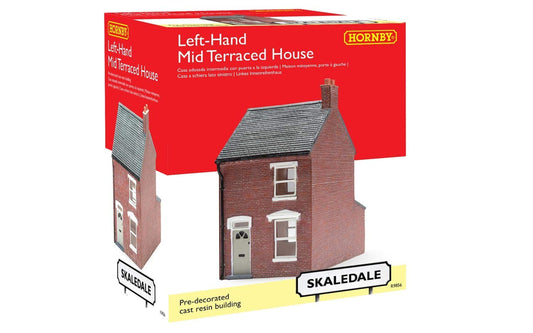 Left Hand Mid Terraced House - 00 Gauge Hornby R9864