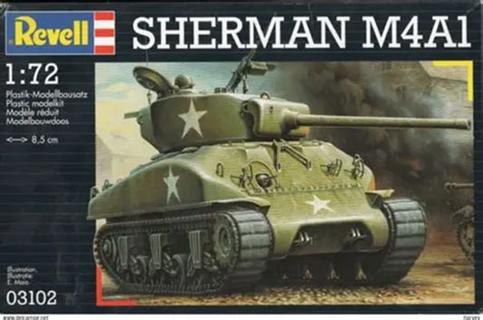 Sherman M4A1 1/72 Scale Revell 03102