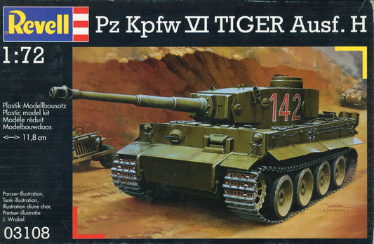 Pz Kpfw VI Tiger Ausf. H 1/72 Scale Revell 03108