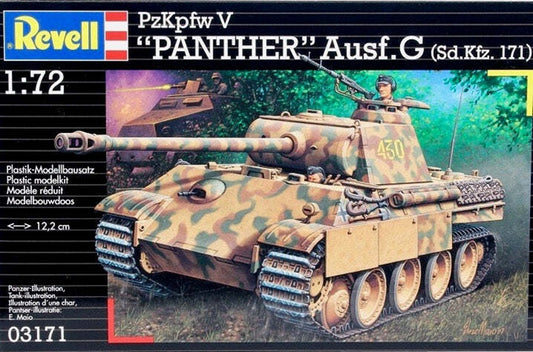 PzKpfw V "Panther" Ausf.G (Sd.Kfz. 171) 1/72 Scale Revell 03171