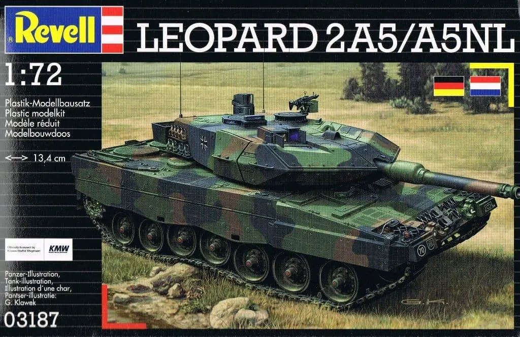 Leopard 2A5/A5NL - 1/72 Scale Revell REV03187