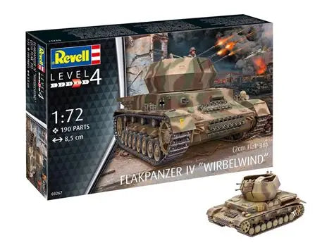 Aa Tank Iv "Wirbelwind" (2 Cm Flak 38) 1/72 Revell 03267