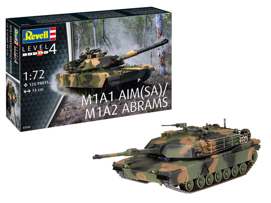 M1a1 Aim(Sa)/ M1a2 Abrams 1/72 Revell 3346