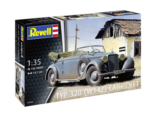 Typ 320 (W142) Cabriolet 1/35 Revel 03354
