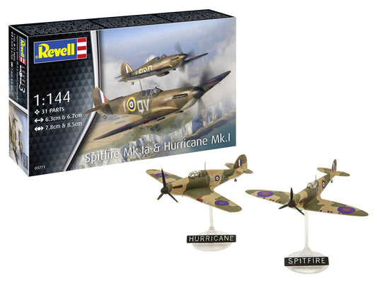 Spitfire Mk.Ia & Hurricane Mk.I 1/144 Revell 03771