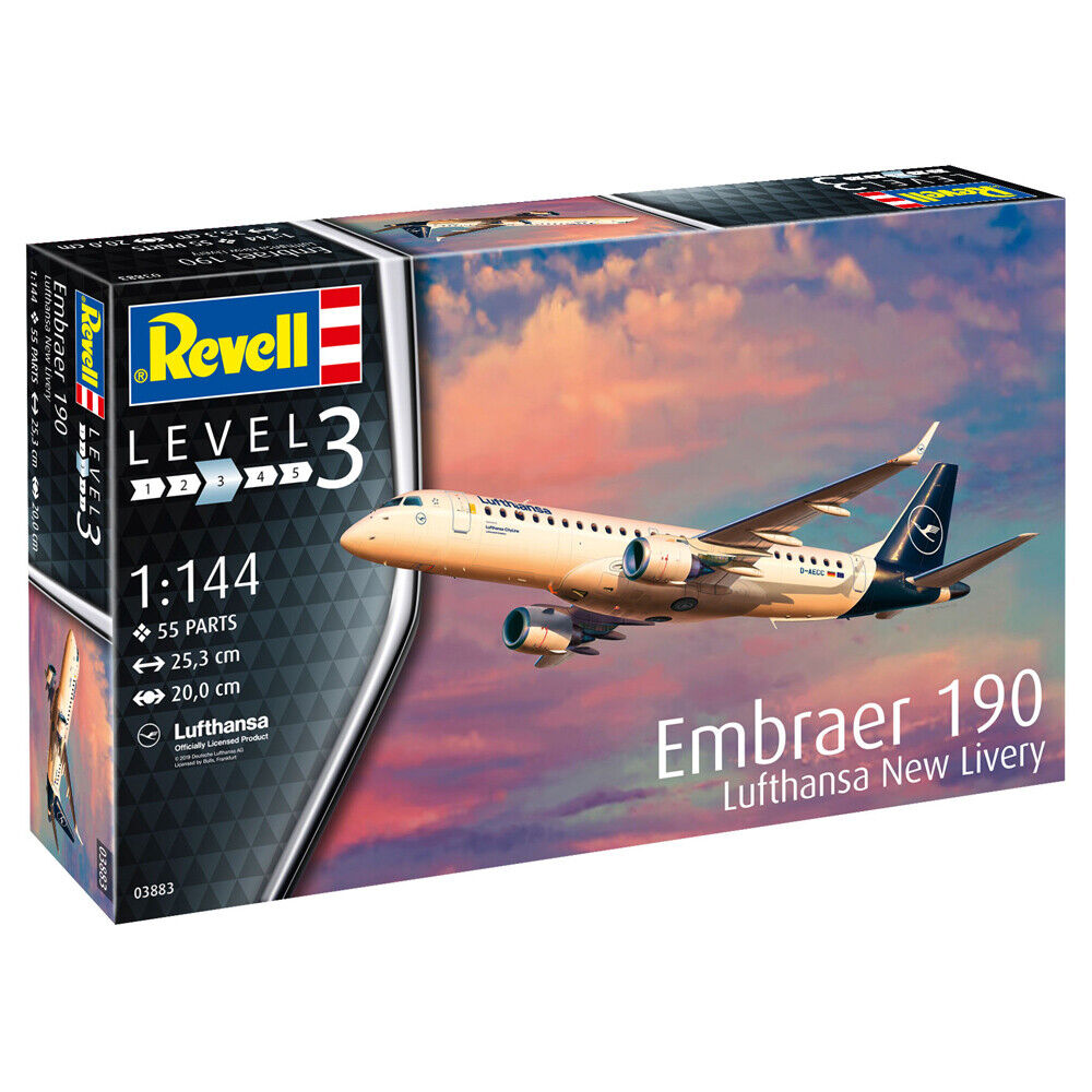 Embraer 190 "Lufthansa" New Livery 1/144 Revell 03883