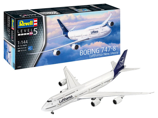 1/144 Boeing 747-8 "Lufthansa" New Livery 1/144 Revell 03891