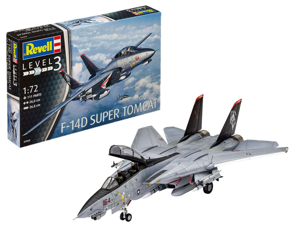 Grumman F-14d Super Tomcat 1/72 Revell 03960