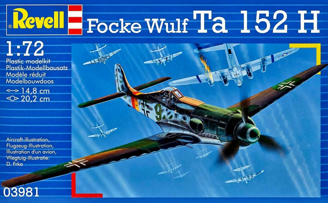 Focke Wulf Ta 152 H 1/72 Scale Revell 03981