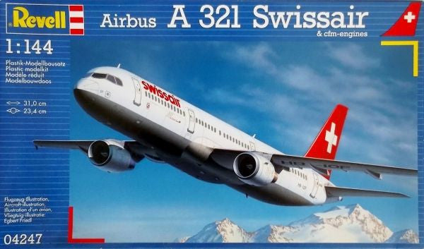 Airbus A321 Swissair  1/144 Scale Revell 04247