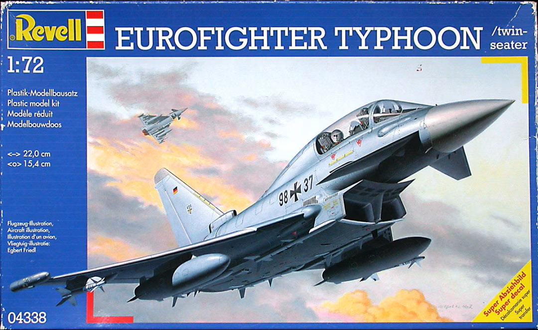 Eurofighter Typhoon Twin-seater 1/72 Scale Revell REV04338