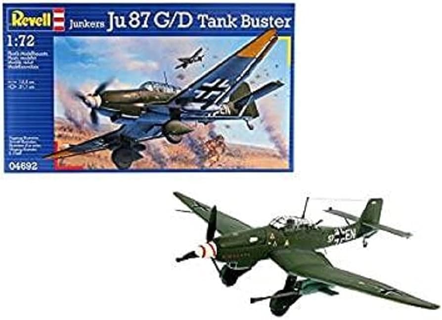 Junkers Ju 87 G/D Tank Buster 1/72 Revell 04692