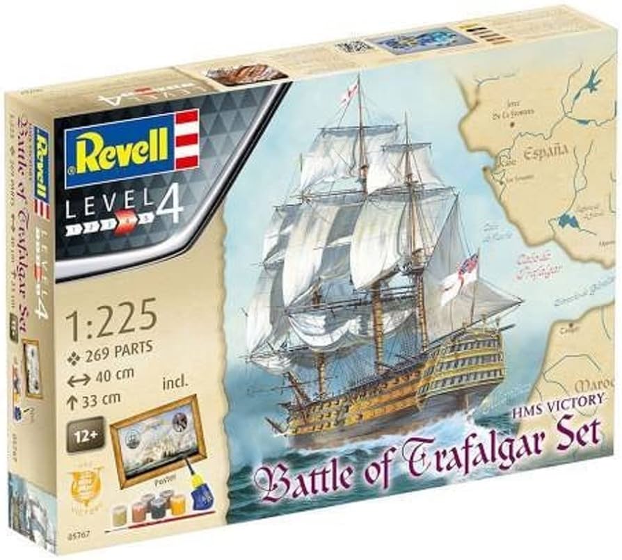 Gift Set HMS Victory "Battle of Trafalgar" - 1/225 Scale Revell 05767