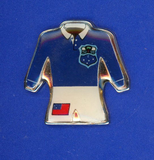 Western Samoa Rugby Metal Pin - RJ6