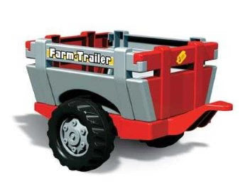 Farm Trailer Red/Silver Rolly Rol122097