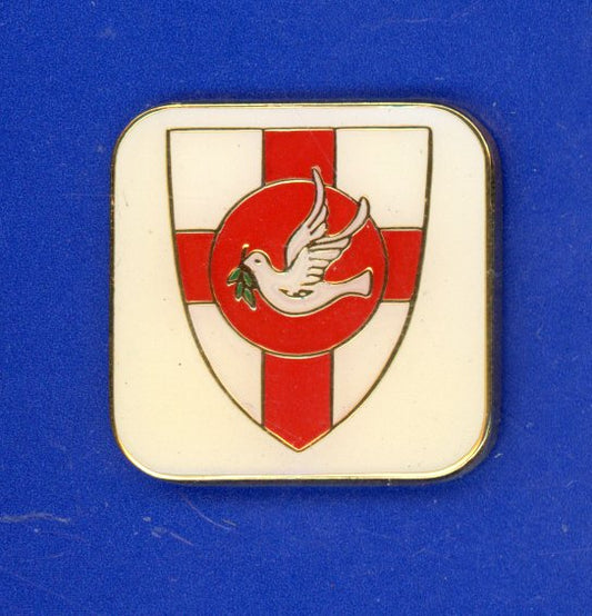 Georgia Rugby Union Emblem Metal Pin - RUE3