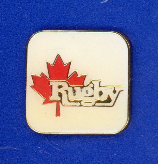 Canada Rugby Union Emblem Metal Pin - RUE8