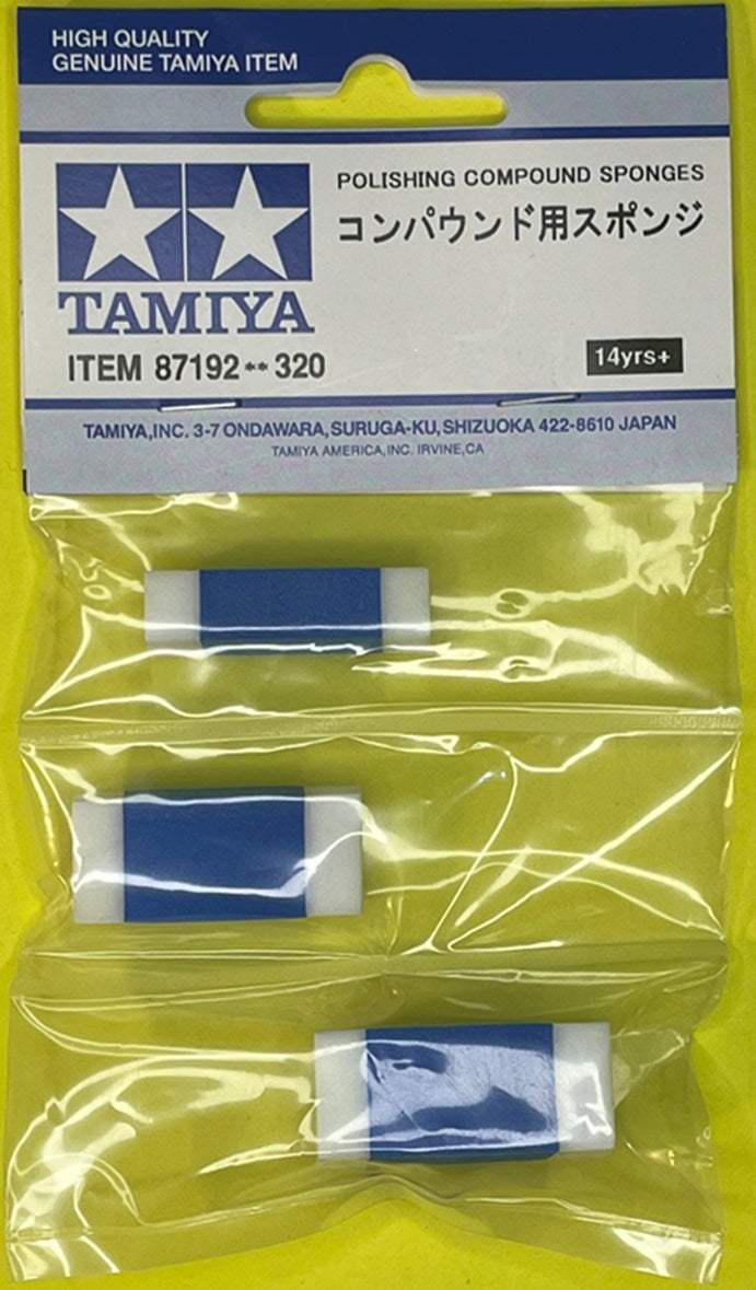 Tamiya Polishing Compound Sponges - Tamiya - TAM87192