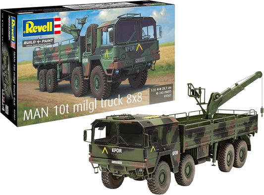 1/35 MAN 10t milgl 8x8 Truck - 1/35 Scale Revell REV03367
