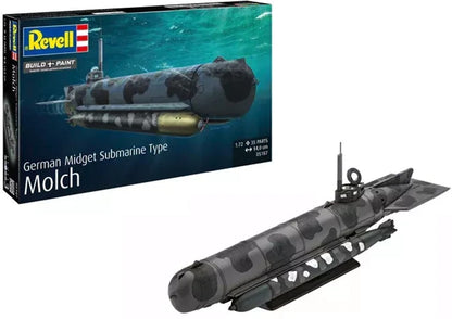 German Midget Submarine Type Molch - 1/72 Scale - Revell - REV05187